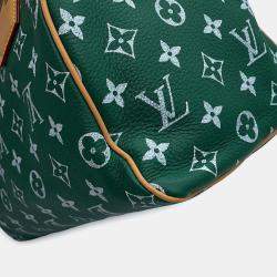 Louis Vuitton Vert Calf Leather Speedy Bandouliere 25 Boston Bag