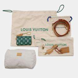 Louis Vuitton Vert Calf Leather Speedy Bandouliere 25 Boston Bag