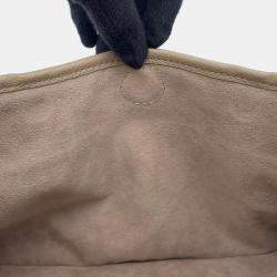 Louis Vuitton Tourterelle Monogram Empreinte Leather Trianon MM Tote Bag
