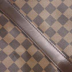 Louis Vuitton Brown Damier Ebene Canvas Keepall Bandouliere  Size 45