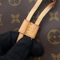 Louis Vuitton Beige Monogram Neverfull GM Tote Bag