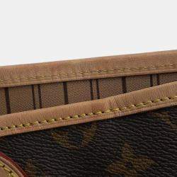 Louis Vuitton Beige Monogram Neverfull GM Tote Bag