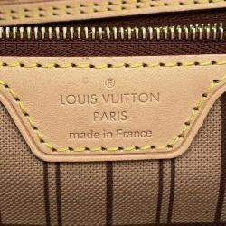 Louis Vuitton Beige Monogram Neverfull GM Tote Bag