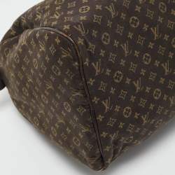 Louis Vuitton Fusain Monogram Mini Lin Canvas Speedy 30 Bag
