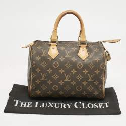 Louis Vuitton Monogram Canvas Speedy 25 Bag