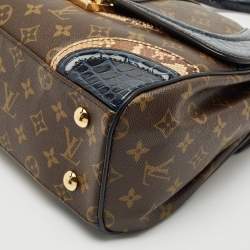 Louis Vuitton Blue Marine Monogram Alligator and Python Monogramissime Bag