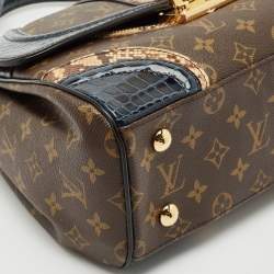 Louis Vuitton Blue Marine Monogram Alligator and Python Monogramissime Bag
