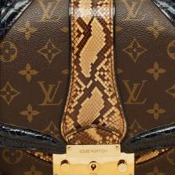Louis Vuitton Blue Marine Monogram Alligator and Python Monogramissime Bag