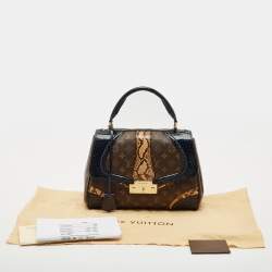 Louis Vuitton Blue Marine Monogram Alligator and Python Monogramissime Bag