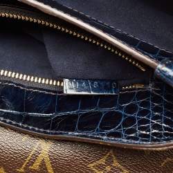 Louis Vuitton Blue Marine Monogram Alligator and Python Monogramissime Bag