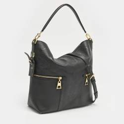 Louis Vuitton Black Monogram Empreinte Leather Melie Bag