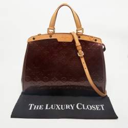 Louis Vuitton Rouge Fauviste Monogram Vernis Brea GM Bag