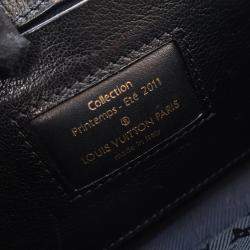 Louis Vuitton Black Suede Avant Garde Shoulder Bag