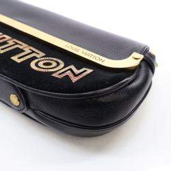 Louis Vuitton Black Suede Avant Garde Shoulder Bag