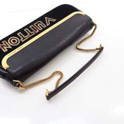 Louis Vuitton Black Suede Avant Garde Shoulder Bag