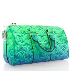 Louis Vuitton Monogram Taurillon Leather Limited Edition Illusion Keepall Bandouliere XS