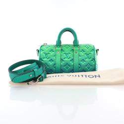 Louis Vuitton Monogram Taurillon Leather Limited Edition Illusion Keepall Bandouliere XS
