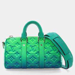 Louis Vuitton Monogram Taurillon Leather Limited Edition Illusion Keepall Bandouliere XS