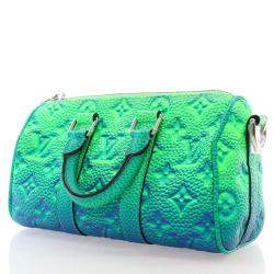 Louis Vuitton Monogram Taurillon Leather Limited Edition Illusion Keepall Bandouliere XS