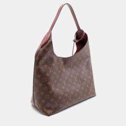 Louis Vuitton Brown Monogram Flower Hobo Shoulder Bag M43547   