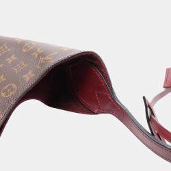 Louis Vuitton Brown Monogram Flower Hobo Shoulder Bag M43547   