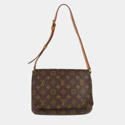 مملوكة مسبقًا Louis Vuitton Brown Monogram Musette Tango Short Shoulder Bag