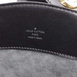 Pre Owned Louis Vuitton Black Epi Leather Cluny Shoulder Bag