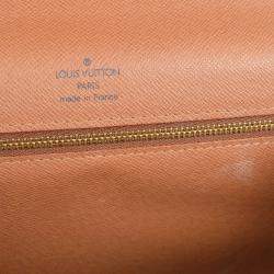 Pre Owned Louis Vuitton Brown Monogram Monceau 28 Top Handle Bag