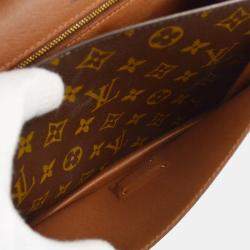 Pre Owned Louis Vuitton Brown Monogram Monceau 28 Top Handle Bag