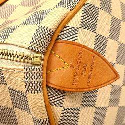Louis Vuitton White Damier Azur Canvas Speedy 30 Shoulder Bag