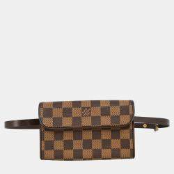 Louis Vuitton Brown Damier Ebene Canvas Pochette Florentine Waist Bag