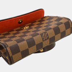 Louis Vuitton Brown Damier Ebene Canvas Pochette Florentine Waist Bag