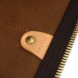 Louis Vuitton Brown Monogram Keepall Bandouliere 55 Duffle Bag
