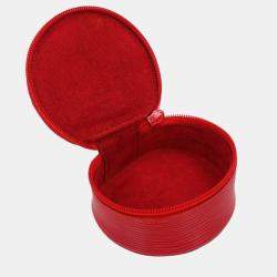 Louis Vuitton Epi Red Ecrin Bijou  Jewelry Case Pouch
