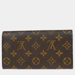 Louis Vuitton Brown Monogram Small Porte Monnaie Credit Wallet