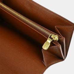 Louis Vuitton Brown Monogram Small Porte Monnaie Credit Wallet