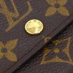 Louis Vuitton Monogram Porte Monnaie Plat Coin Case Wallet