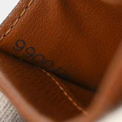 Louis Vuitton Monogram Porte Monnaie Plat Coin Case Wallet