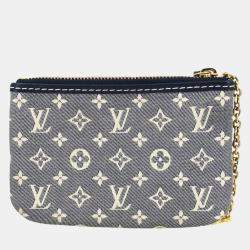 Louis Vuitton Navy Monogram Idylle Canvas Pochette Cles Coin Case