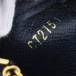 Louis Vuitton Navy Monogram Idylle Canvas Pochette Cles Coin Case