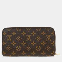 Louis Vuitton Brown Monogram Canvas Organizer Zippy Wallet