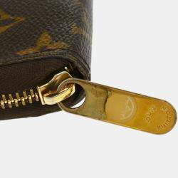 Louis Vuitton Brown Monogram Canvas Organizer Zippy Wallet