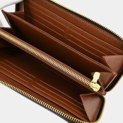 Louis Vuitton Brown Monogram Canvas Zippy Wallet