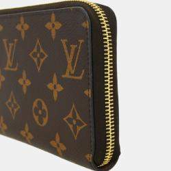 Louis Vuitton Brown Monogram Canvas Zippy Wallet