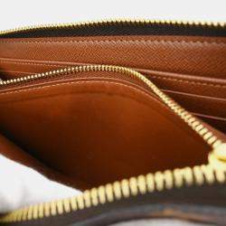 Louis Vuitton Brown Monogram Canvas Zippy Wallet