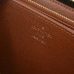 Louis Vuitton Brown Monogram Canvas Zippy Wallet