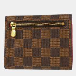 Louis Vuitton Brown Damier Ebene Canvas Portefeuille Wallet