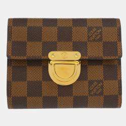 Louis Vuitton Brown Damier Ebene Canvas Portefeuille Wallet