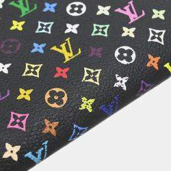 Louis Vuitton Black Multicolor Monogram Canvas Zippy Wallet