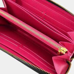 Louis Vuitton Black Multicolor Monogram Canvas Zippy Wallet